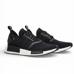 Adidas Black Knit  NMD_R1 PK 'Japan Black’ Running Shoes